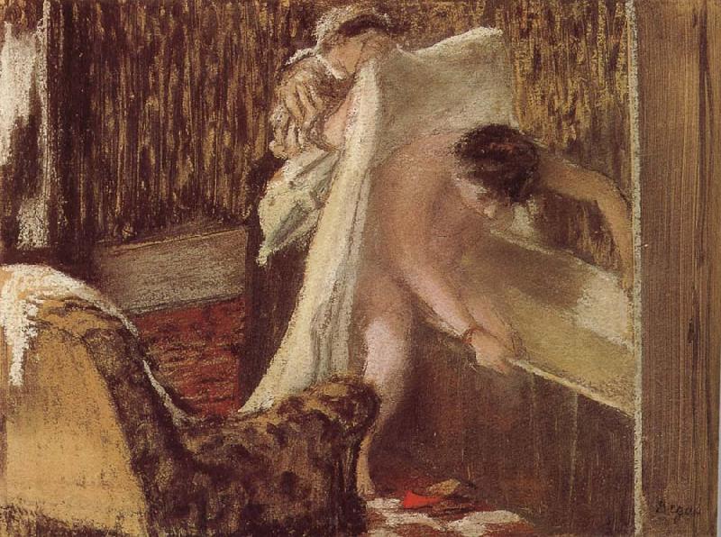 Edgar Degas woman after bath Germany oil painting art